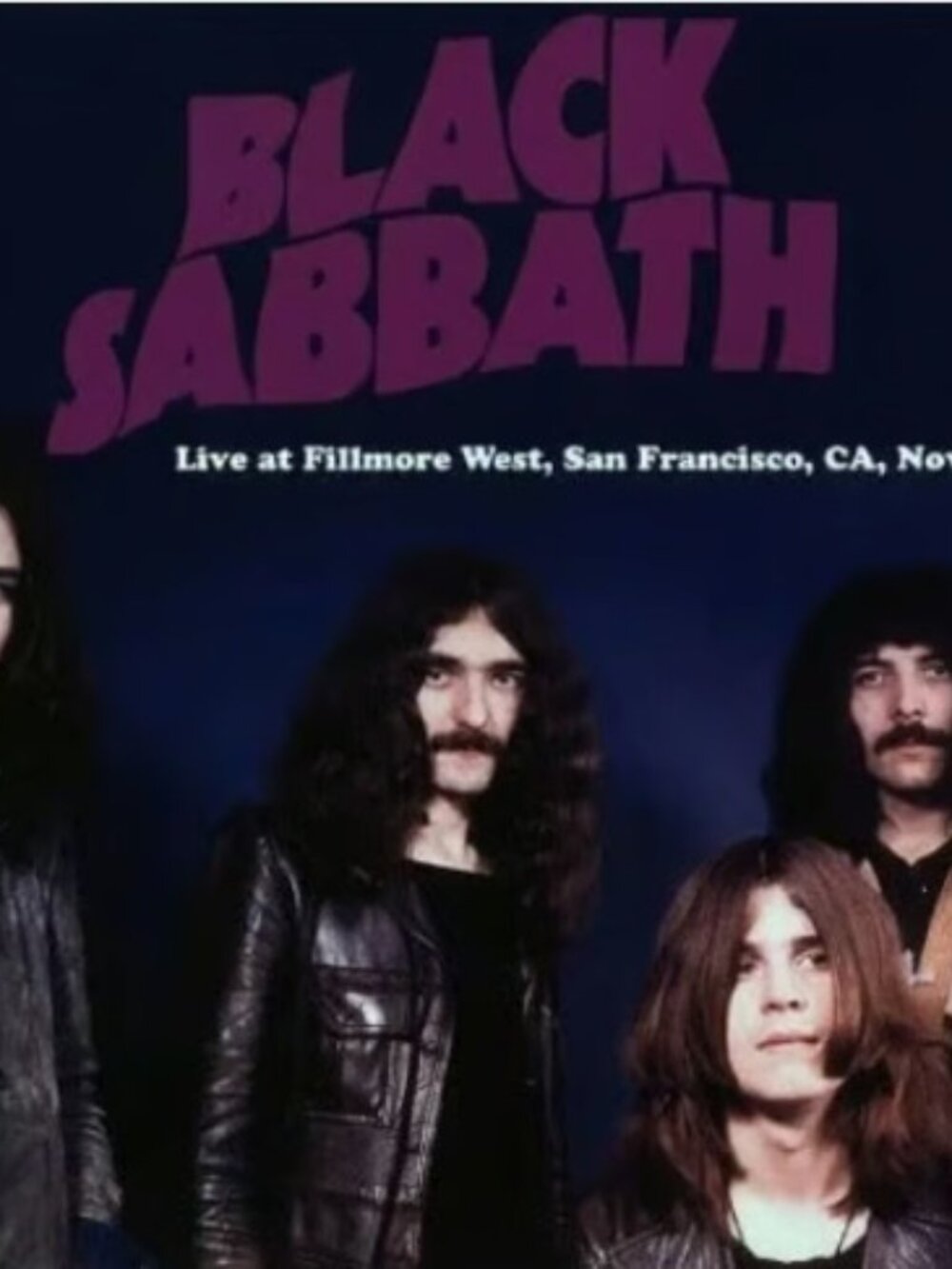 Black Sabbath Live At Fillmore West LP ~ Ltd Ed Colored Vinyl (Magenta) ~ New!